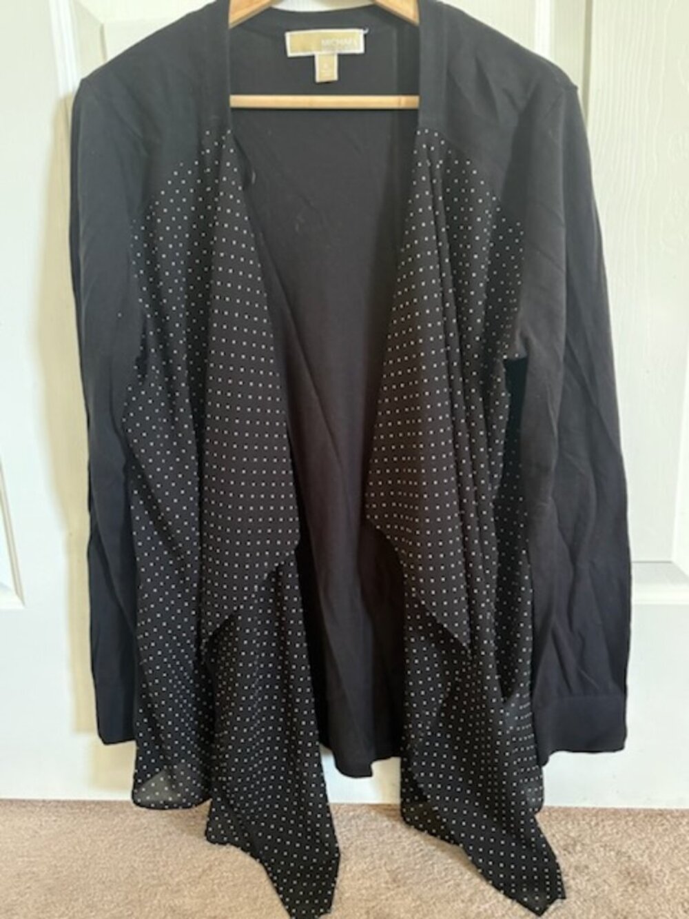 Michael Kors, Black, XL, Blouse